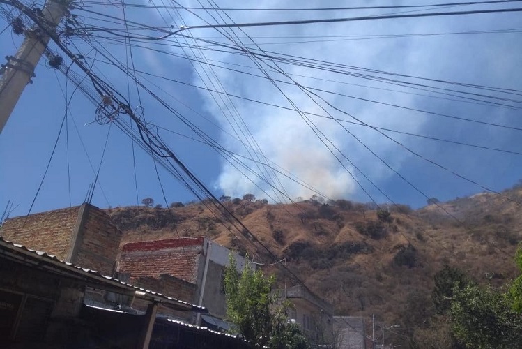 Combaten Incendio Forestal En El Cerro Del Colli Ntr Guadalajara