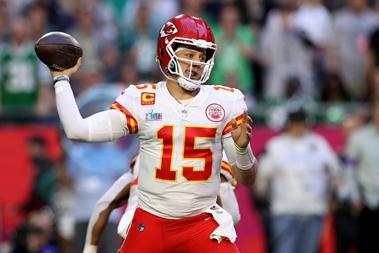 Patrick Mahomes de los Kansas City Chiefs nunca ha perdido un