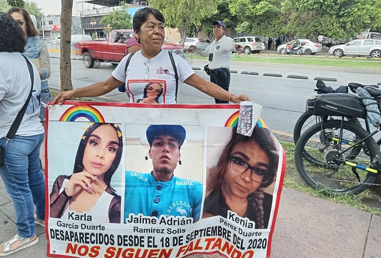 FEPD. La protesta se realizó a las afueras de la Fiscalía Especial en Personas Desaparecidas. (Foto: Lauro Rodríguez) 