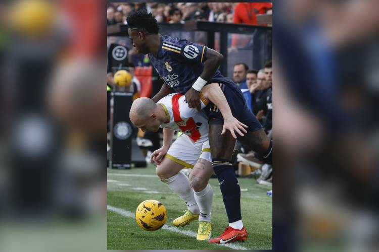 El Rayo Vallecano frena al líder Real Madrid