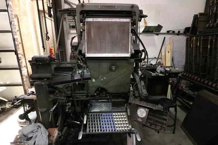 FOTORREPORTAJE: El linotipo que aún hace historia