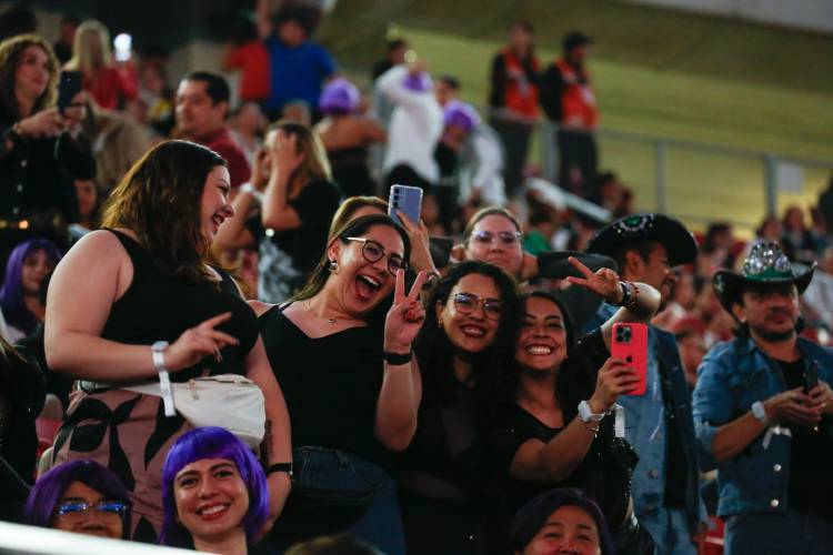 El público disfrutó cada minuto del concierto de la colombiana. (Fotos: Cortesía Luis Gómez Sandi)