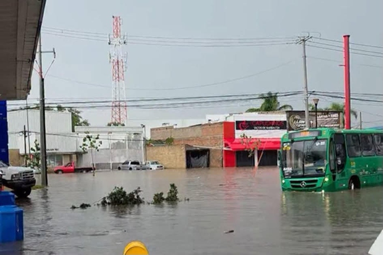Tormenta colapsa sur de la metrópoli; suspenden Línea 4